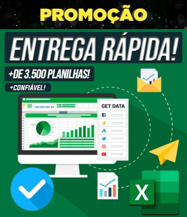Super Pack PLANILHAS de Excel + de 3500 planilhas